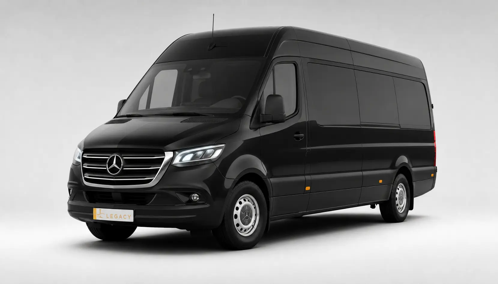 Mercedes-Benz Sprinter van exterior for group transportation