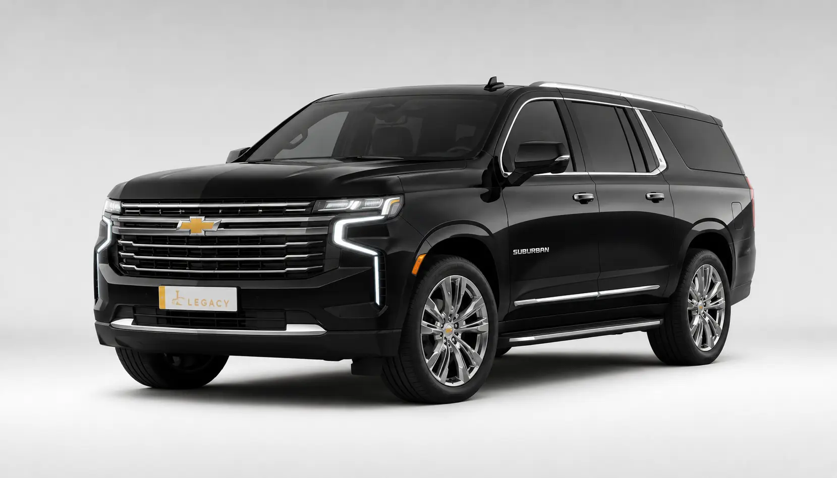 Chevrolet Suburban exterior for private transportation in Miami